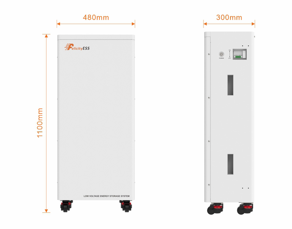 Felicity 15kWh Speicher Abmessungen