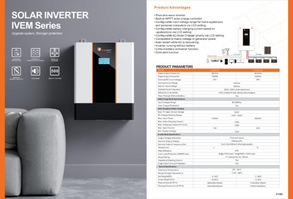 Felicity 5KW Wechselrichter Technische Daten