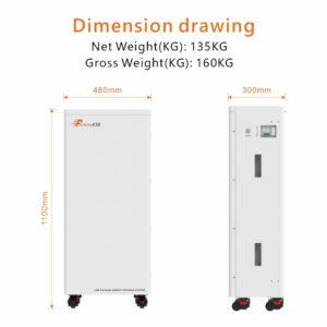 Felicity 15kWh Speicher – LUX-Y-48300LG01 – LiFePO4 Lithium Solarbatterie 51.2V 300Ah
