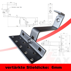 150mm Dachhaken aus Edelstahl