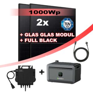 1000w Balkonkraftwerk mit Speicher