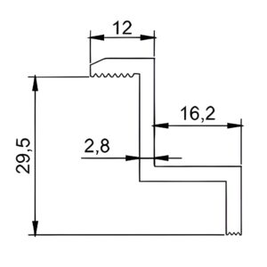 Endklemme 30mm