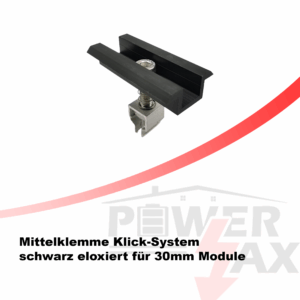 30mm Mittelklemme Solarunterkonstruktion