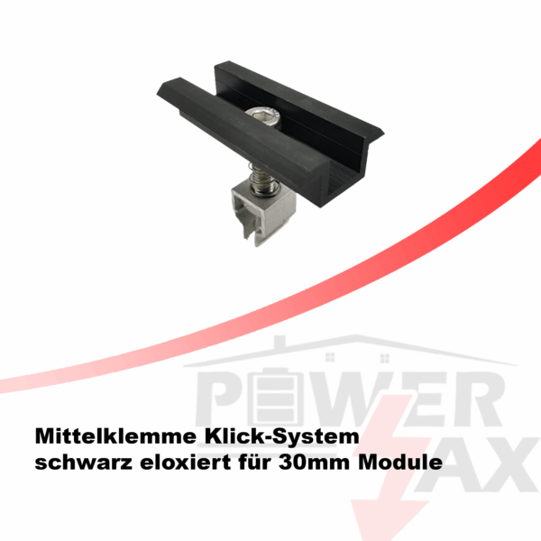 30mm Mittelklemme Solarunterkonstruktion