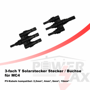 3 Fach T Solarstecker