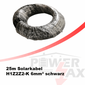 25m Solarkabel 6mm2