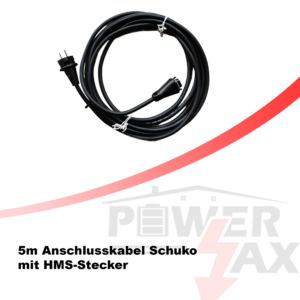 5 Meter Aschlusskabel Schuko
