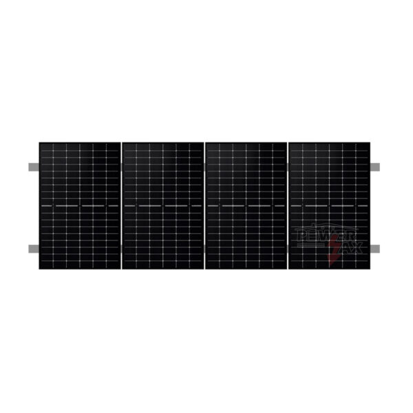 4x Module Komplettbausatz Balkonkraftwerk für Dachmontage / Schrägdach